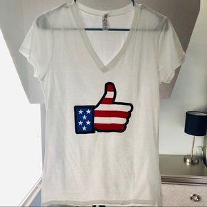 Like USA V-neck Tee👍🇺🇸
